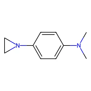 p-Dimethylaminophenyl aziridine structure