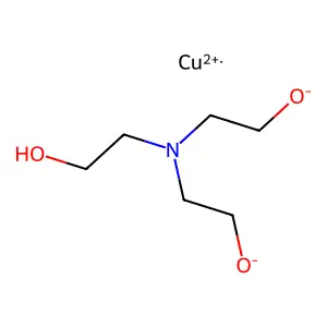 三乙醇胺铜 structure
