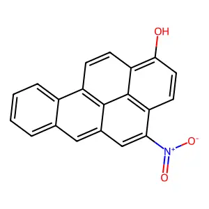 4-Nitrobenzo[a]pyren-1-ol structure