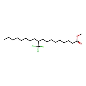 Methyl 10-(trichloromethyl)octadecanoate structure