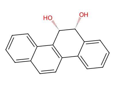 5,6-Chrysenediol, 5,6-dihydro-, cis- structure