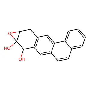 9a,10-Dihydrotetrapheno[10,9-b]oxirene-8,8a(8h)-diol structure