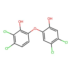 2,3-Dichloro-6-(4,5-dichloro-2-hydroxyphenoxy)phenol structure