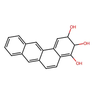 2,3-Dihydrotetraphene-2,3,4-triol structure