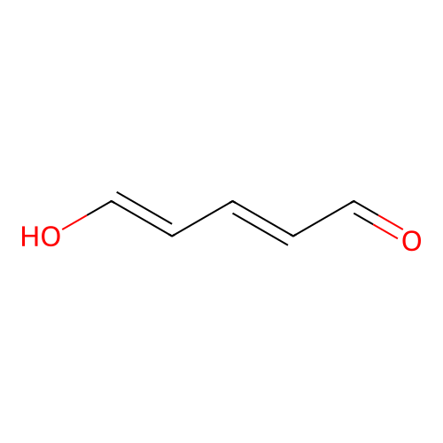 (2E,4E)-5-hydroxypenta-2,4-dienal structure