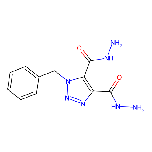 1-苄基-1H-1,2,3-三唑-4,5-二甲酰肼 structure