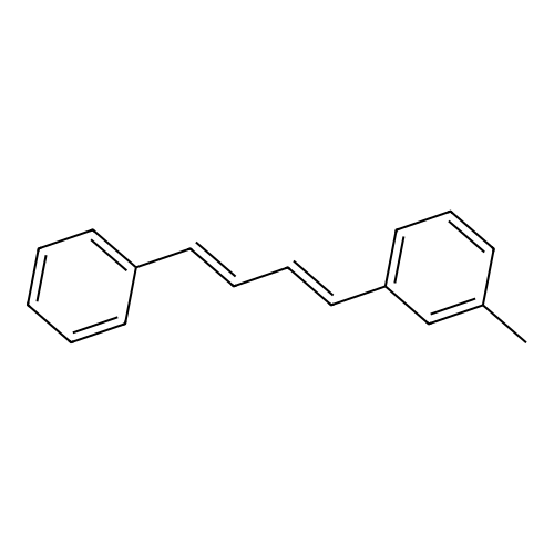 1-Methyl-3-(4-phenyl-1,3-butadienyl)benzene structure