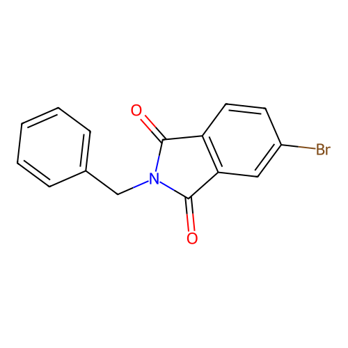 2-Benzyl-5-bromoisoindoline-1,3-dione structure
