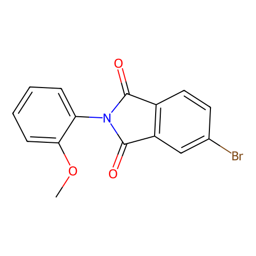 5-Bromo-2-(2-methoxyphenyl)isoindoline-1,3-dione structure