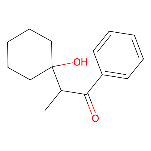 1-Propanone, 2-(1-hydroxycyclohexyl)-1-phenyl- structure