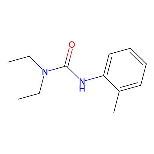 1,1-Diethyl-3-(2-methylphenyl)urea structure