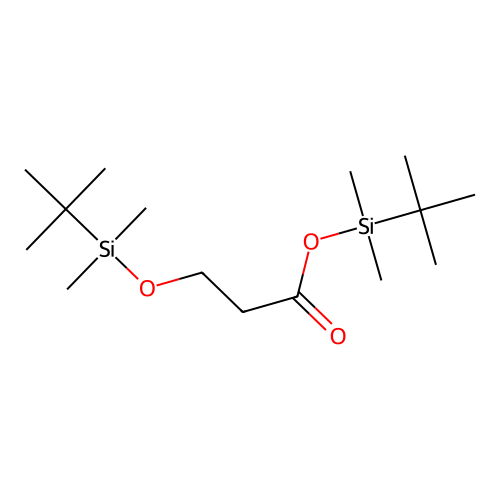 tert-Butyl(dimethyl)silyl 3-([tert-butyl(dimethyl)silyl]oxy)propanoate structure