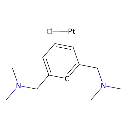 chloroplatinum;1-[3-[(dimethylamino)methyl]benzene-2-id-1-yl]-N,N-dimethylmethanamine structure