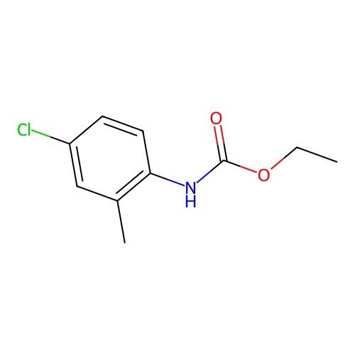 Ethyl N-(4-chloro-2-methylphenyl)carbamate structure