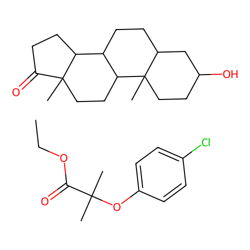 Atromid (Ayerst 647) structure