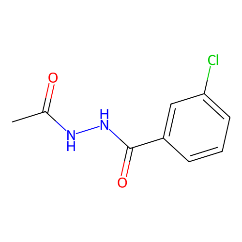 N'-Acetyl-3-chlorobenzohydrazide structure
