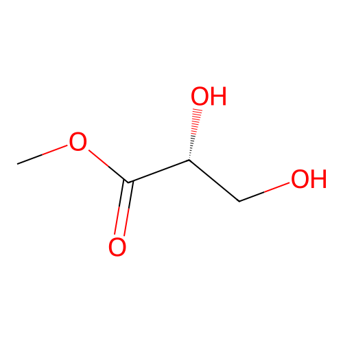 (R)-Methyl 2,3-dihydroxypropanoate structure