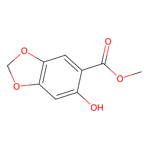 Methyl 6-hydroxy-1,3-benzodioxole-5-carboxylate structure