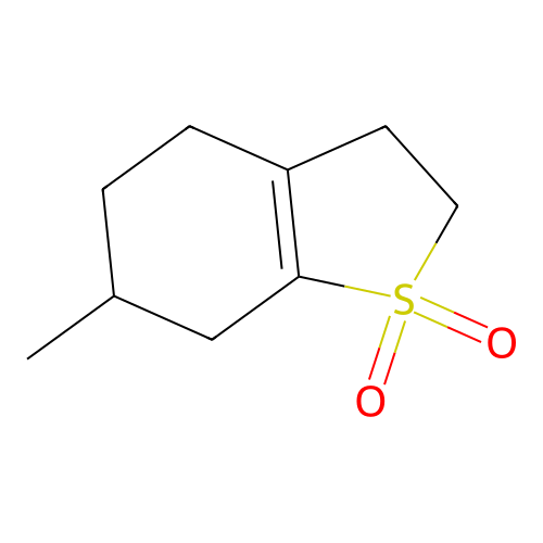 6-Methyl-2,3,4,5,6,7-hexahydro-1-benzothiophene 1,1-dioxide structure