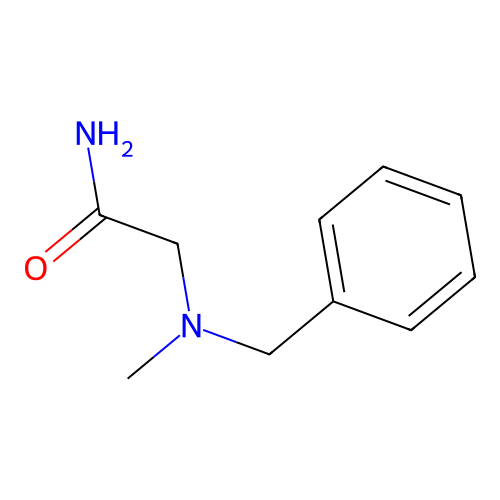 2-[Benzyl(methyl)amino]acetamide structure