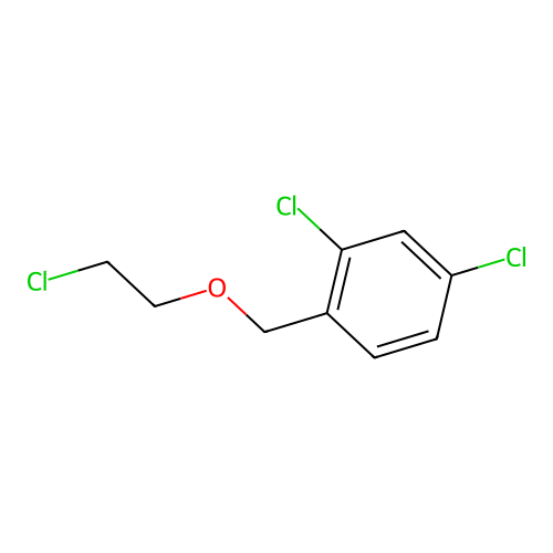 2,4-Dichloro-1-[(2-chloroethoxy)methyl]benzene structure