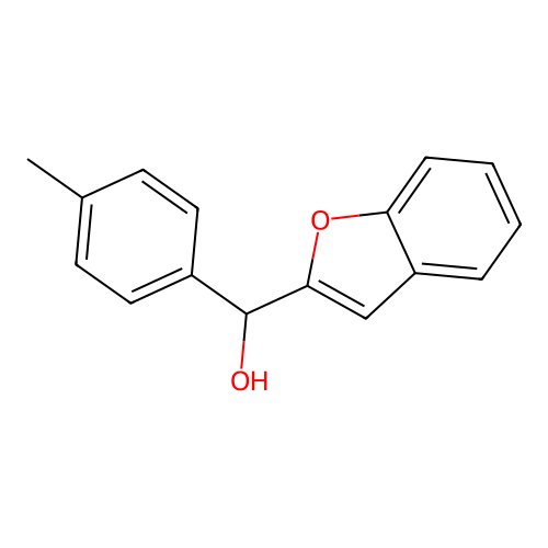 2-Benzofuranmethanol, alpha-(4-methylphenyl)- structure
