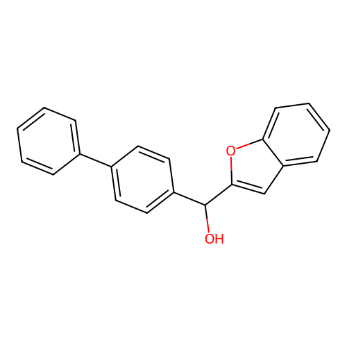 2-Benzofuranmethanol, alpha-(1,1'-biphenyl)-4-yl- structure