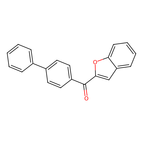 1-Benzofuran-2-yl-(4-phenylphenyl)methanone structure