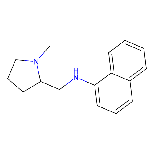 N-[(1-methylpyrrolidin-2-yl)methyl]naphthalen-1-amine structure