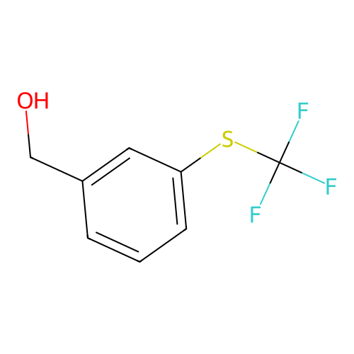 3-(Trifluoromethylthio)benzyl alcohol structure
