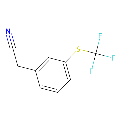 3-(Trifluoromethylthio)Phenylacetonitrile structure