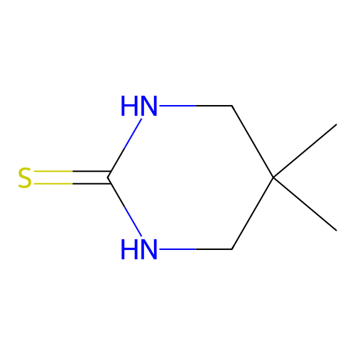 5,5-Dimethyl-1,4,5,6-tetrahydro-pyrimidine-2-thiol structure