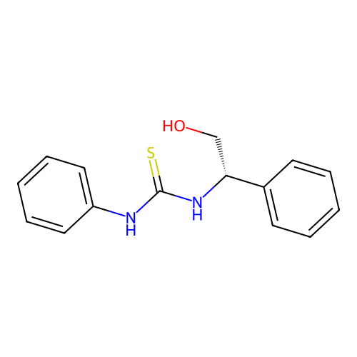 1-[(1S)-2-hydroxy-1-phenylethyl]-3-phenylthiourea structure