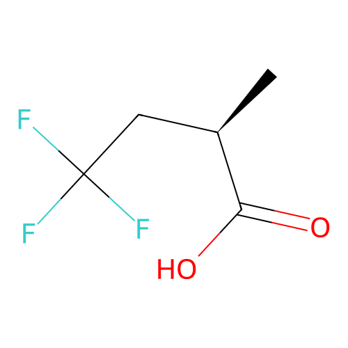 Butanoic acid, 4,4,4-trifluoro-2-methyl-, (2R)- structure