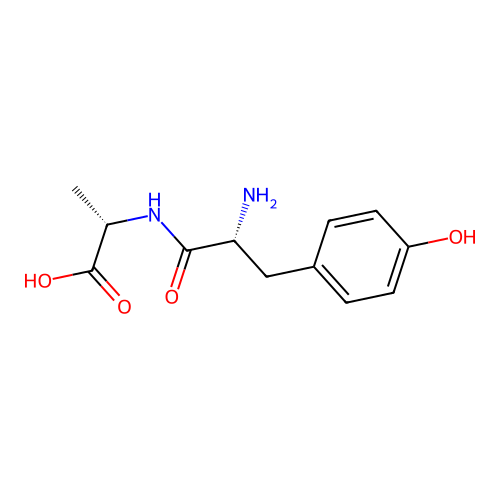 L-Alanine, D-tyrosyl- structure