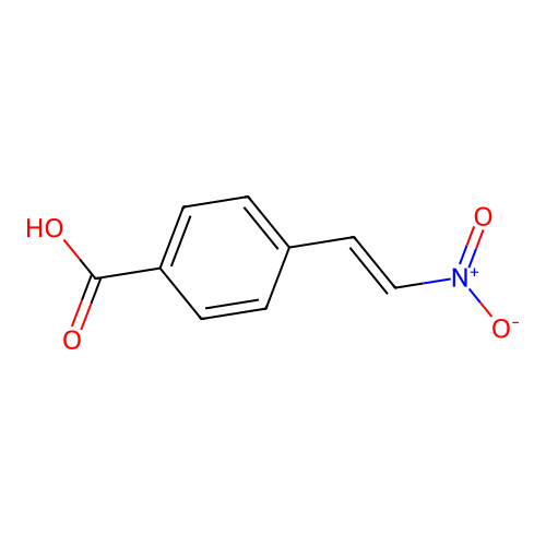 4-[(E)-2-Nitrovinyl]benzoic acid structure