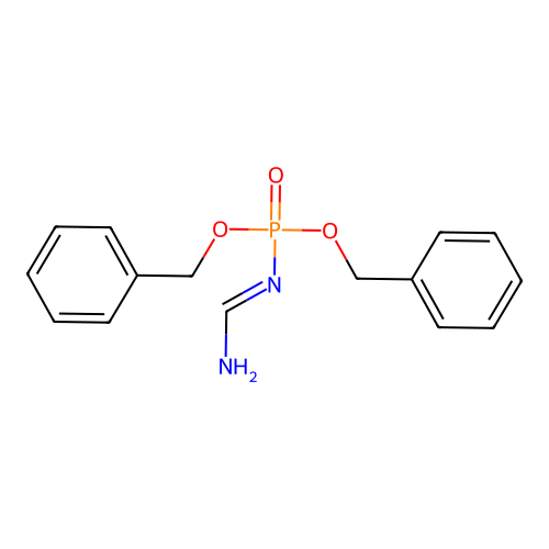 N'-bis(phenylmethoxy)phosphorylmethanimidamide structure