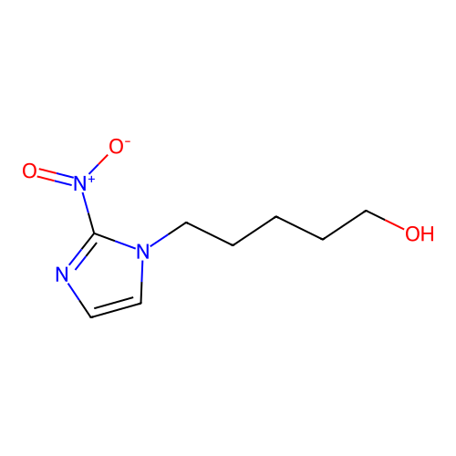 5-(2-Nitroimidazol-1-yl)pentan-1-ol structure