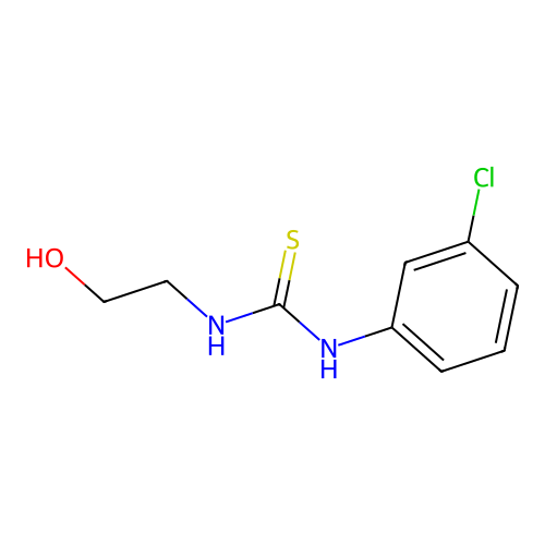 1-(3-Chlorophenyl)-3-(2-hydroxyethyl)thiourea structure
