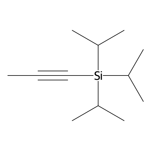 1-(Triisopropylsilyl)-1-propyne structure