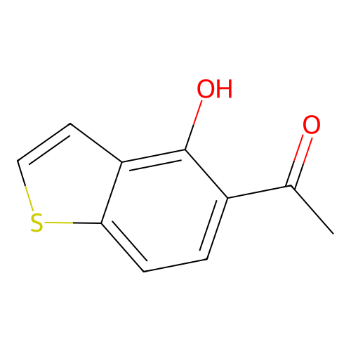 1-(4-Hydroxybenzothiophen-5-yl)ethanone structure