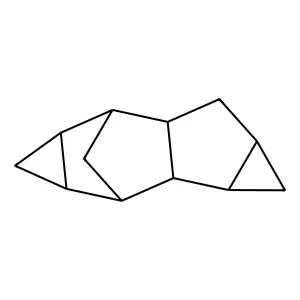 Pentacyclo(6.3.1.0(2,7).0(3,5).0(9,11))dodecane structure