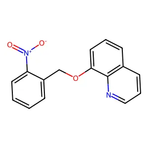 Quinoline, 8-((2-nitrophenyl)methoxy)- structure