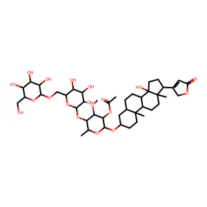Acetylthevetin B structure