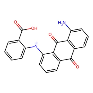 Anthranilic acid, N-(8-aminoanthraquinonyl)- structure