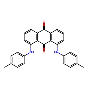 9,10-Anthracenedione, 1,8-bis((4-methylphenyl)amino)- structure