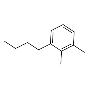 1-Butyl-2,3-dimethylbenzene structure