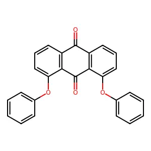 1,8-Diphenoxyanthraquinone structure
