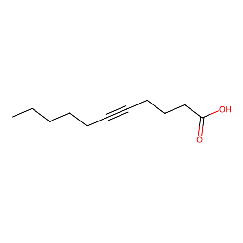 5-十一碳炔酸 structure