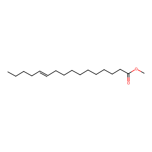 Methyl 11-hexadecenoate structure